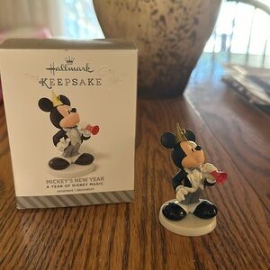 Hallmark Mickey's New Year.  A Year Of Disney Magic Keepsake Ornament.
